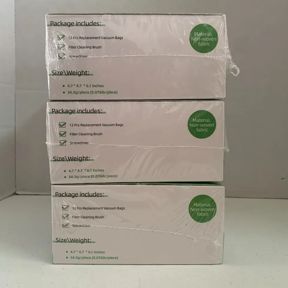 Lot Of 3 Replacement Vacuum Bags Suitable For iRobot Roomba i, s, j Series
